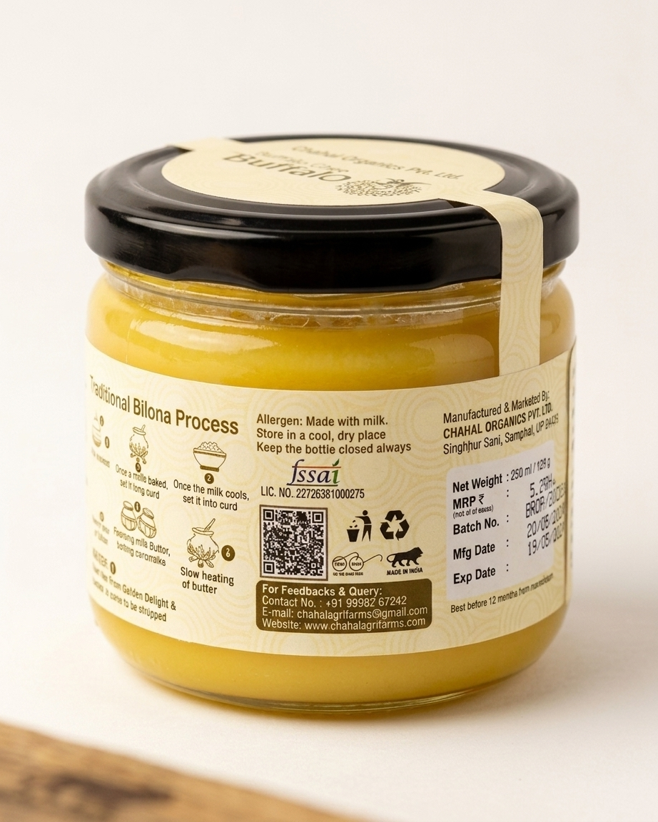 Desi Cow Ghee — Bilona, Barosi Method