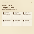 Raw wild honey process from forest hive to glass jar — Chahal Agri Farms
