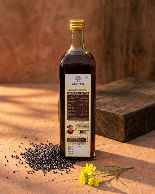 Black Mustard Oil — Wood Pressed, Kachi Ghani