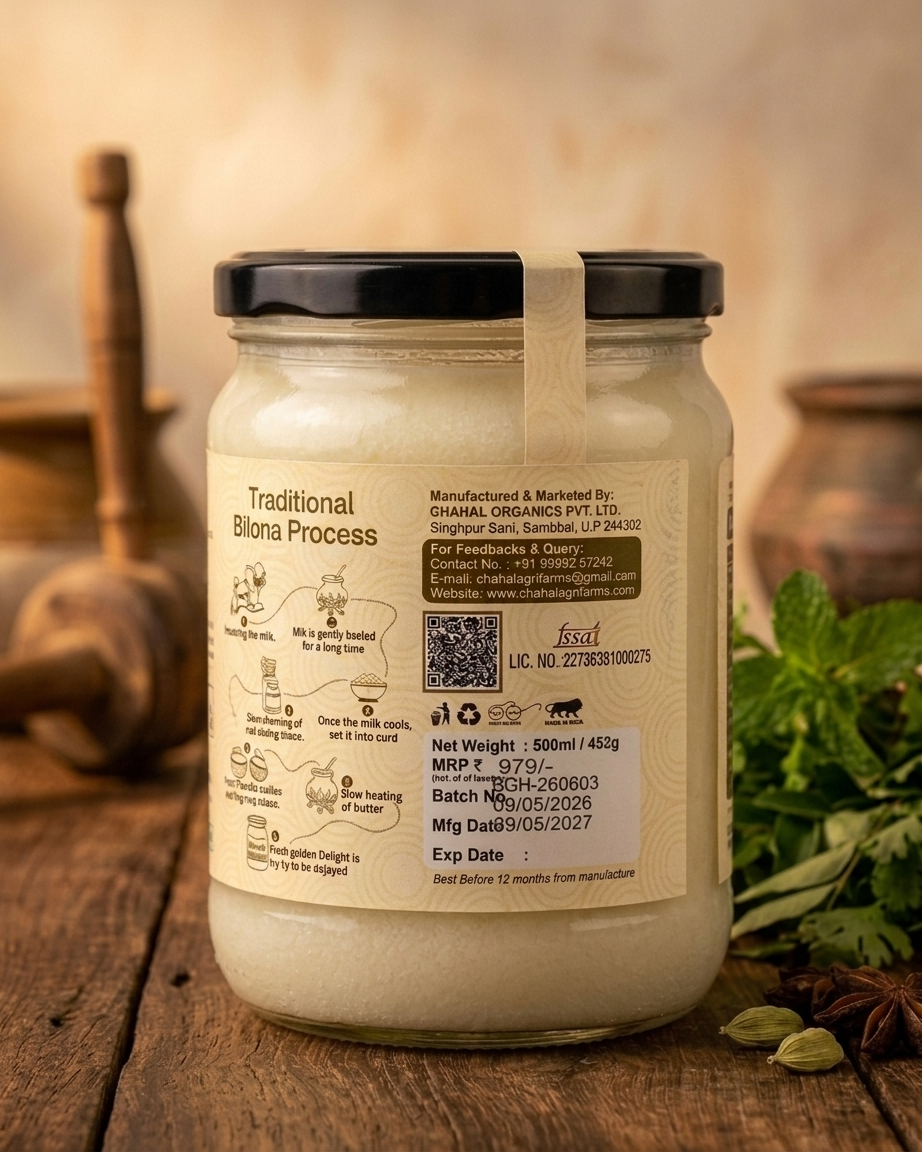 Buffalo Ghee — Rich, Creamy Bilona Ghee
