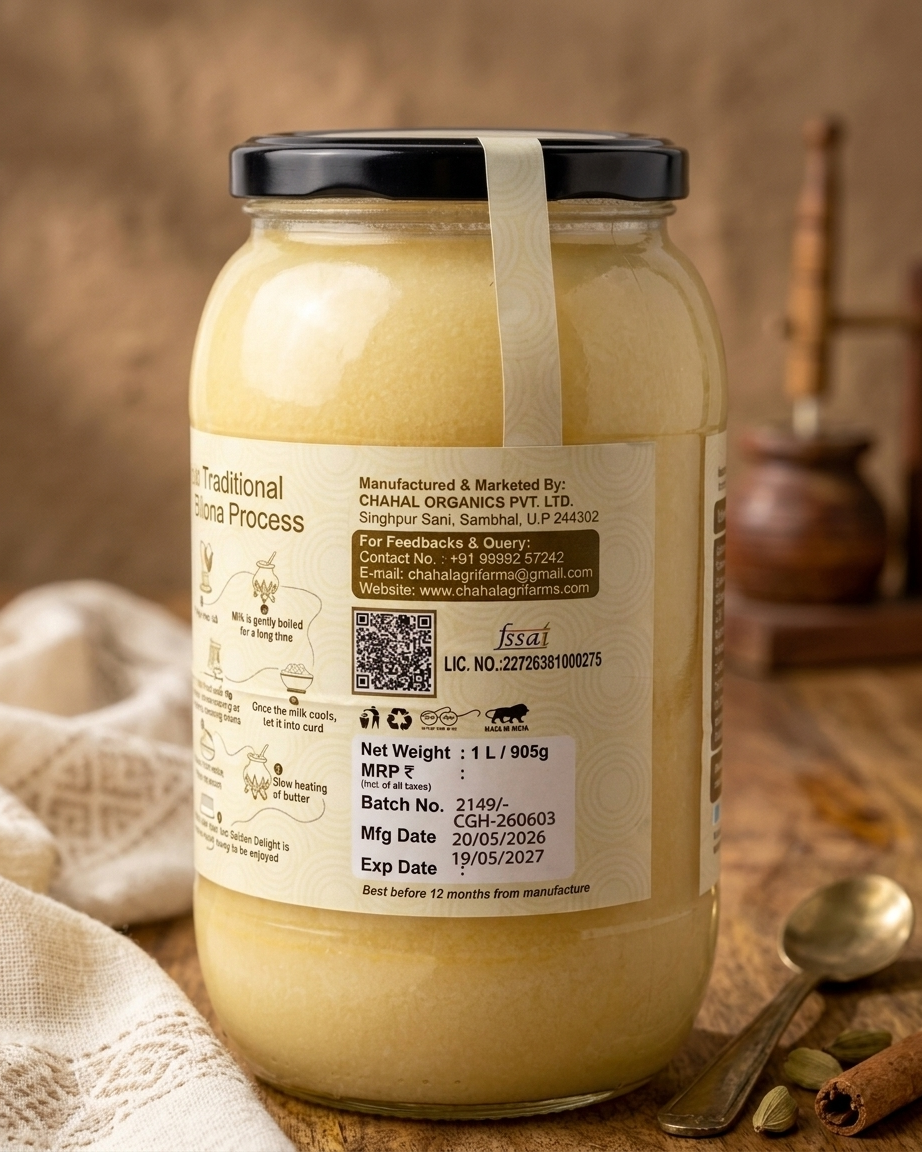 Desi Cow Ghee — Bilona, Barosi Method