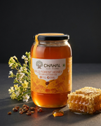 Raw wild forest honey 1 kg — unprocessed multifloral honey, Chahal Agri Farms