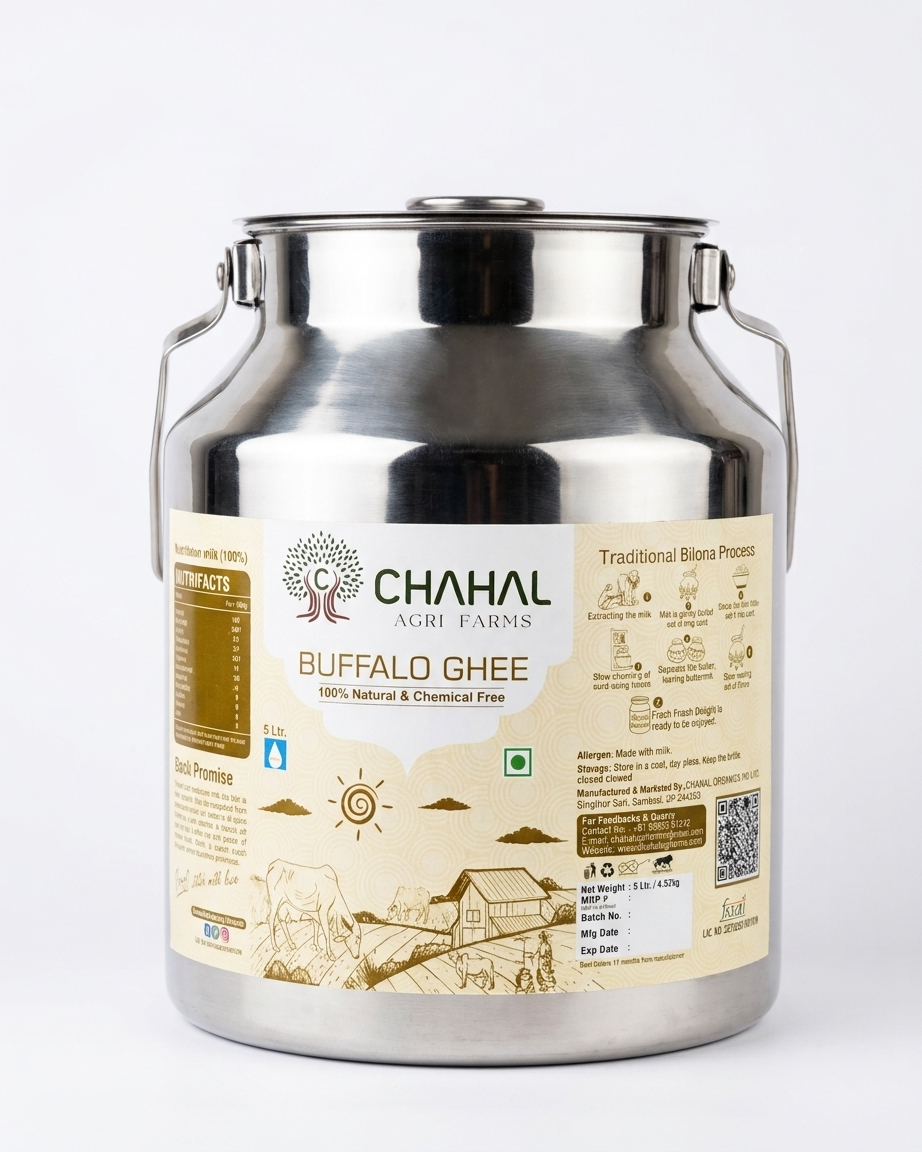 Desi Buffalo Ghee — Bilona, Barosi Method